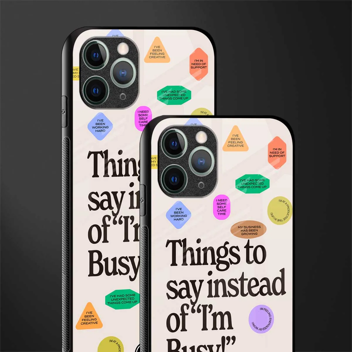 10 Things To Say Phone Case for IPhone 11 Pro | Glass Case