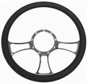 14" Trinity Aluminium Steering Wheel (Chrome) RPCR5616