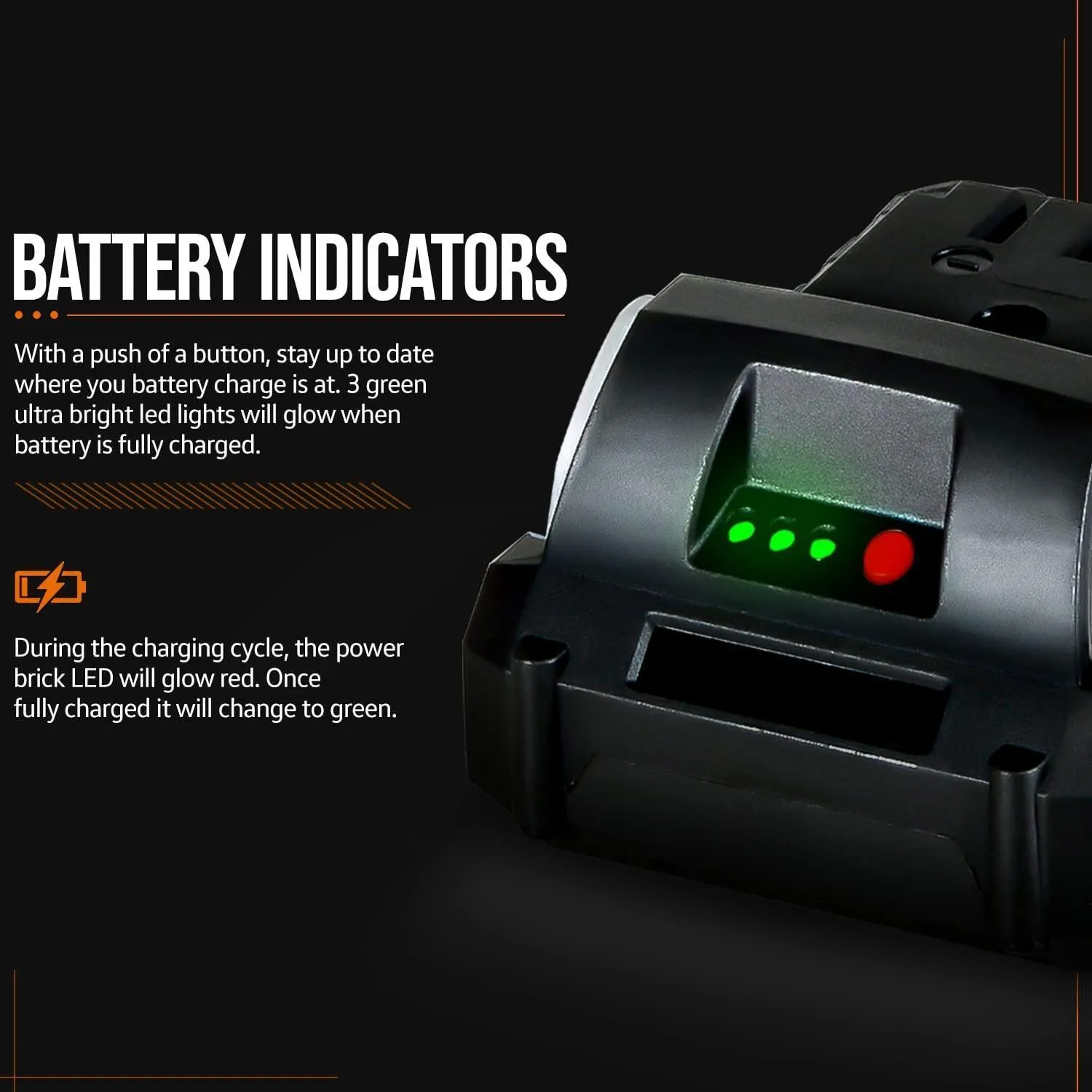 20V 2Ah Lithium Ion Battery - For 20V Battery Systems