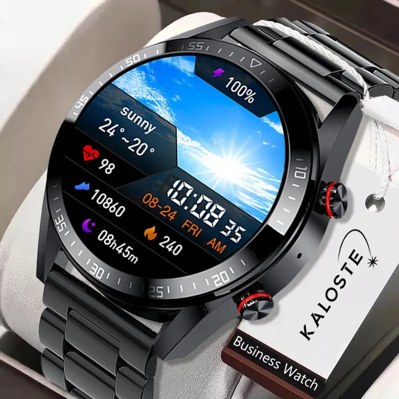 454*454 Screen Android Smart Watch For Mens Android Bluetooth Call TWS