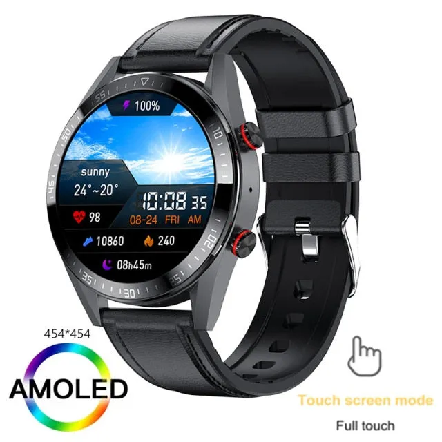 454*454 Screen Android Smart Watch For Mens Android Bluetooth Call TWS