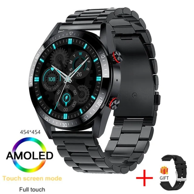 454*454 Screen Android Smart Watch For Mens Android Bluetooth Call TWS