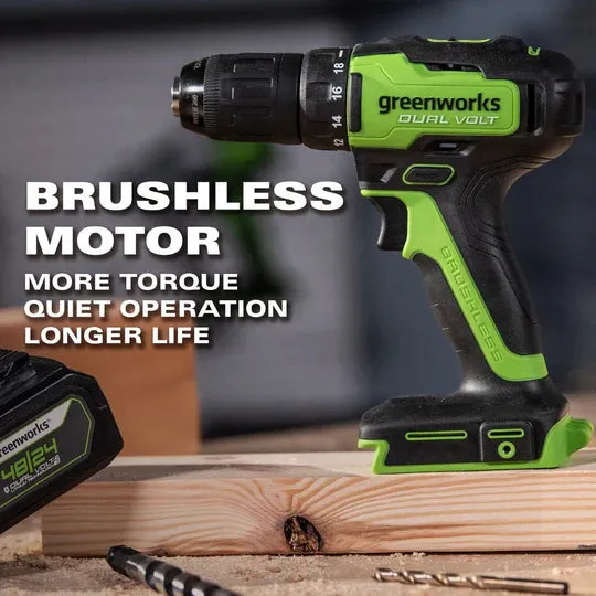 48V/24V Dual-Volt 1/2" Drill/Driver (Tool Only)