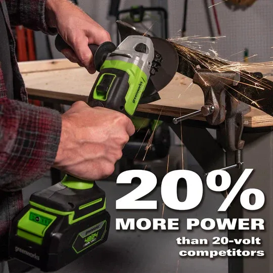 48V/24V Dual-Volt 4-1/2" Angle Grinder (Tool Only)