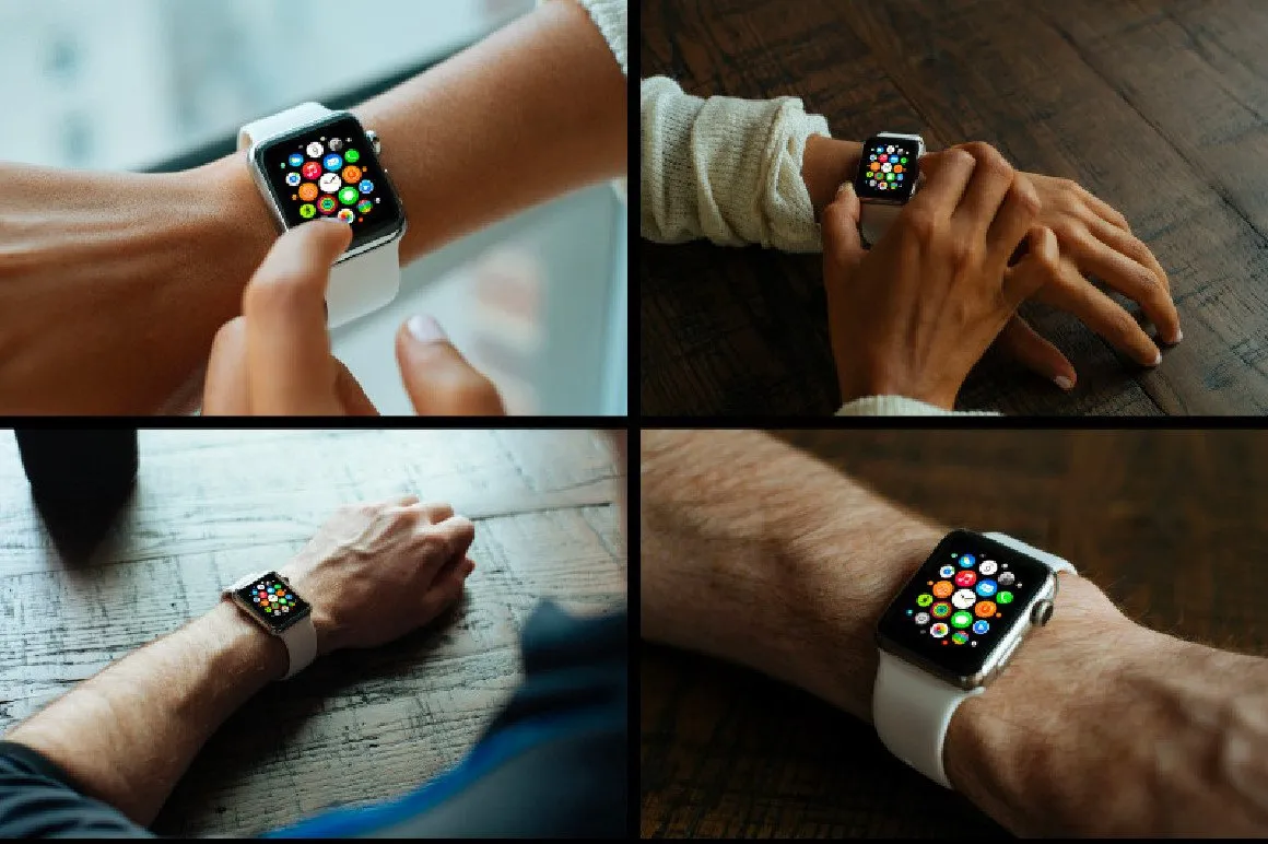 5 Free Apple Watch Mockups