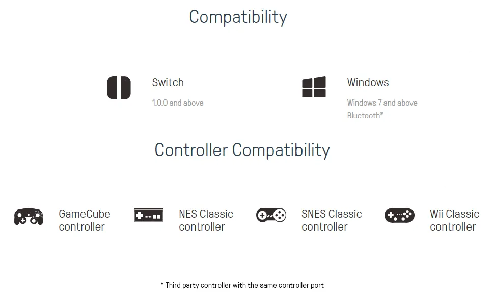 8BitDo GBros Wireless Adapter: Use GameCube, Wii and NES Classic controllers on Switch or PC