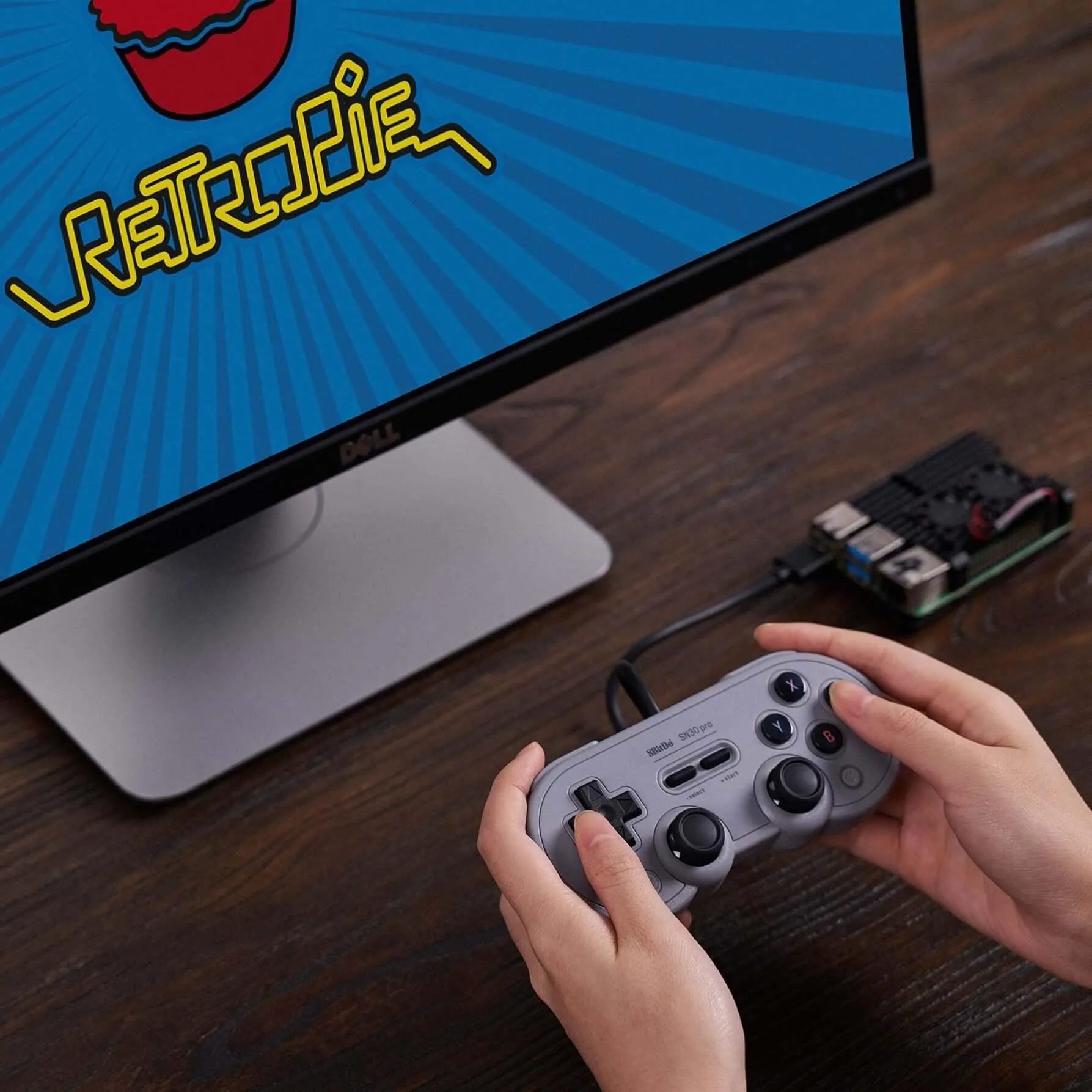 8BitDo SN30 PRO Controller: USB Gamepad for Nintendo Switch, PC, Steam, Raspberry Pi