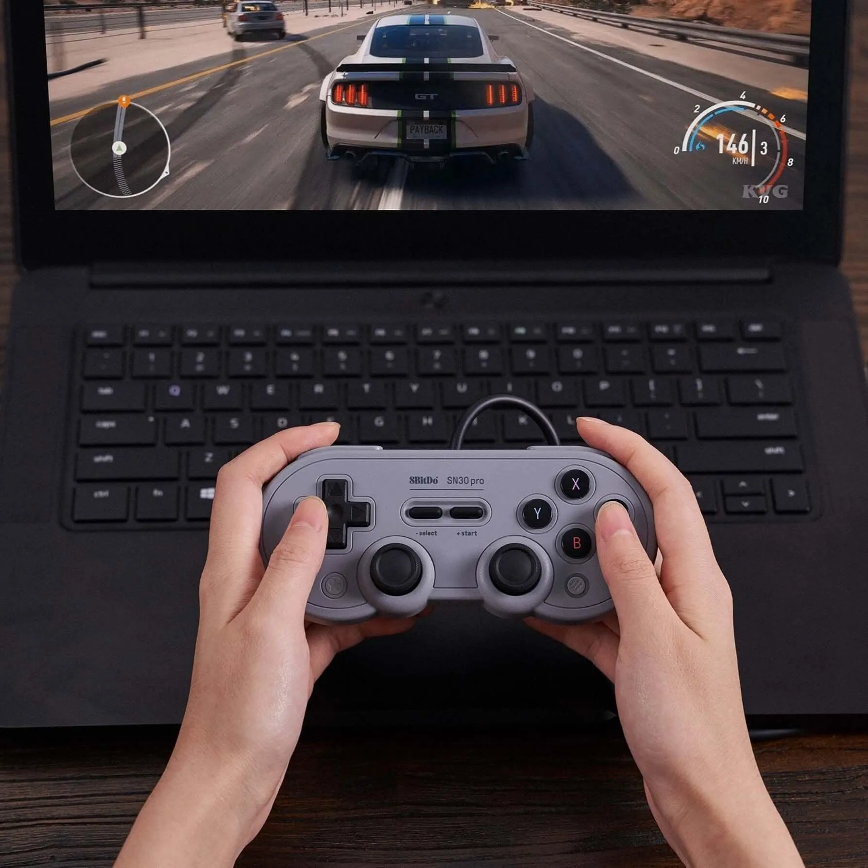 8BitDo SN30 PRO Controller: USB Gamepad for Nintendo Switch, PC, Steam, Raspberry Pi