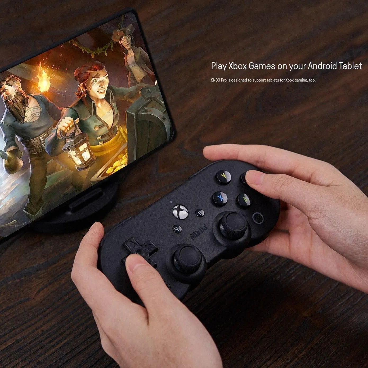 8BitDo SN30 Pro XBox Cloud Bluetooth Controller: For Android, includes Phone Clip