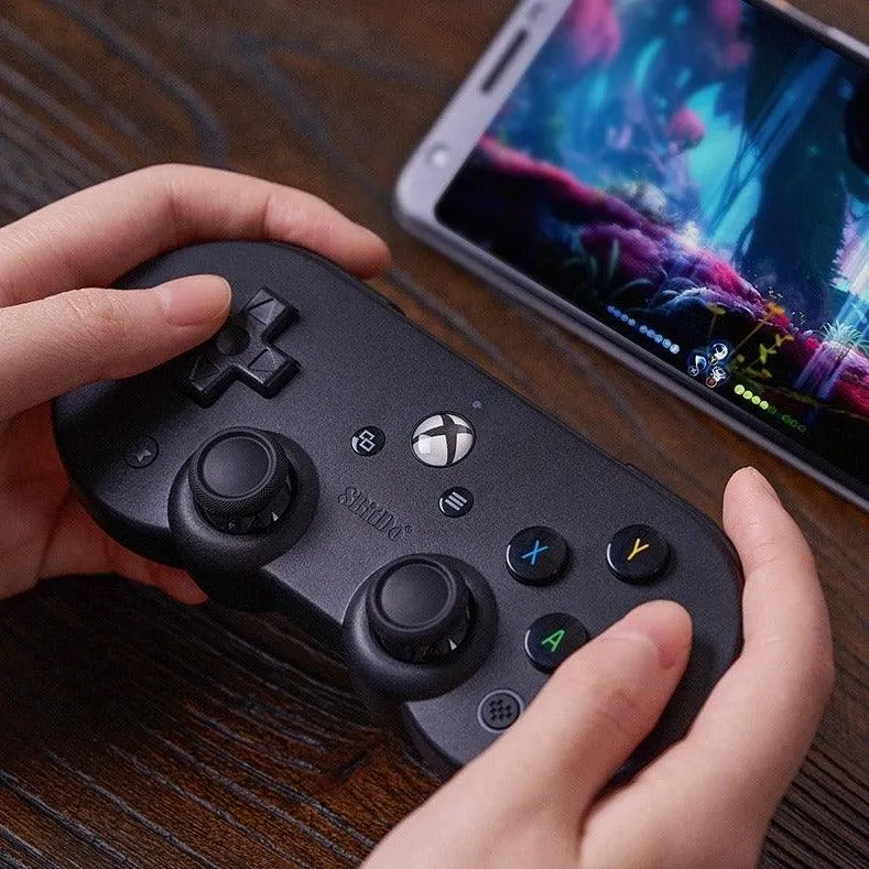 8BitDo SN30 Pro XBox Cloud Bluetooth Controller: For Android, includes Phone Clip