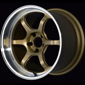 Advan R6 18x8.0  45 5-114.3 Machining & Racing Brass Gold Wheel