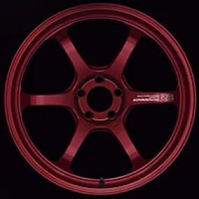 Advan R6 18x8.5  45 5-112 Racing Candy Red Wheel