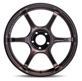 Advan RG-4 18x7  41 4-100 Racing Copper Bronze Wheel