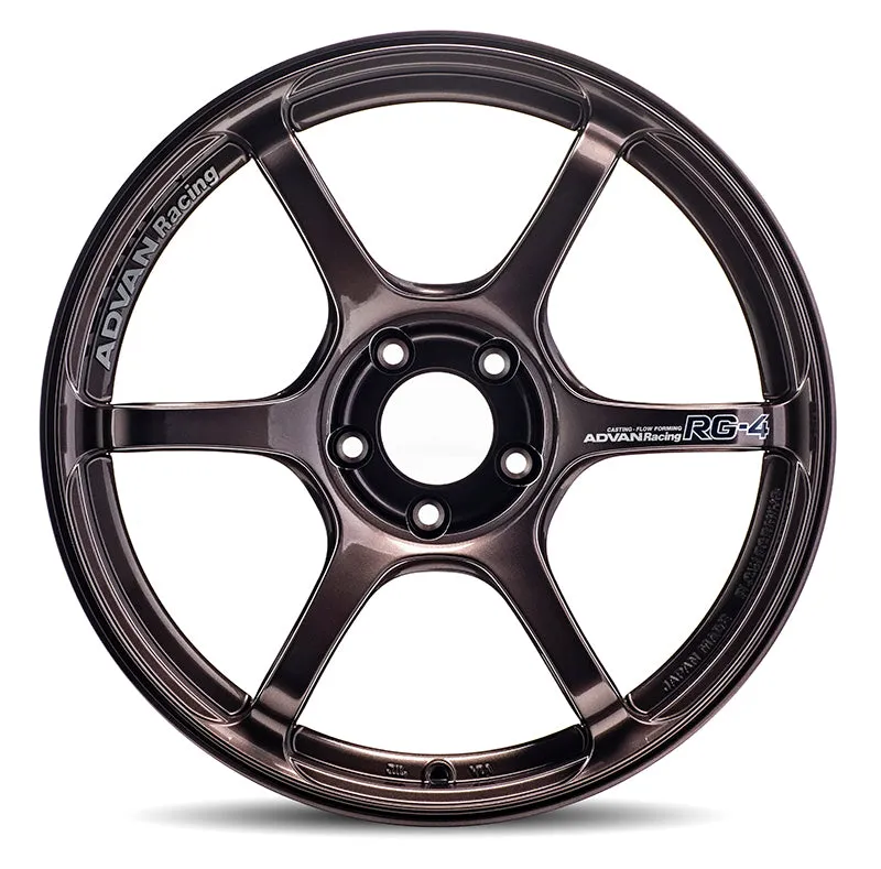 Advan RG-4 18x9  35 5-114.3 Racing Copper Bronze Wheel