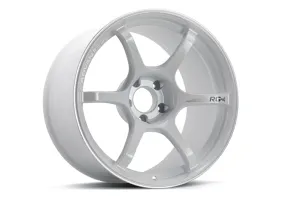 Advan RG-4 18x9  35 5-114.3 Racing White Metallic & Ring Wheel