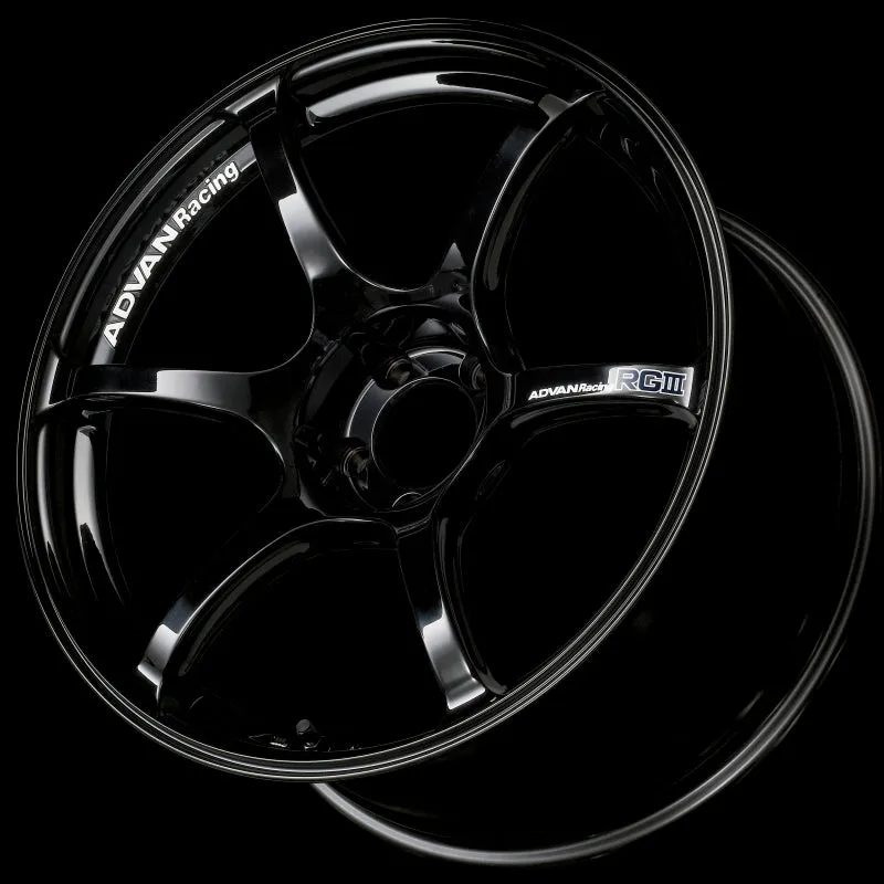 Advan RGIII 19x8.5  45 5-112 Racing Gloss Black Wheel