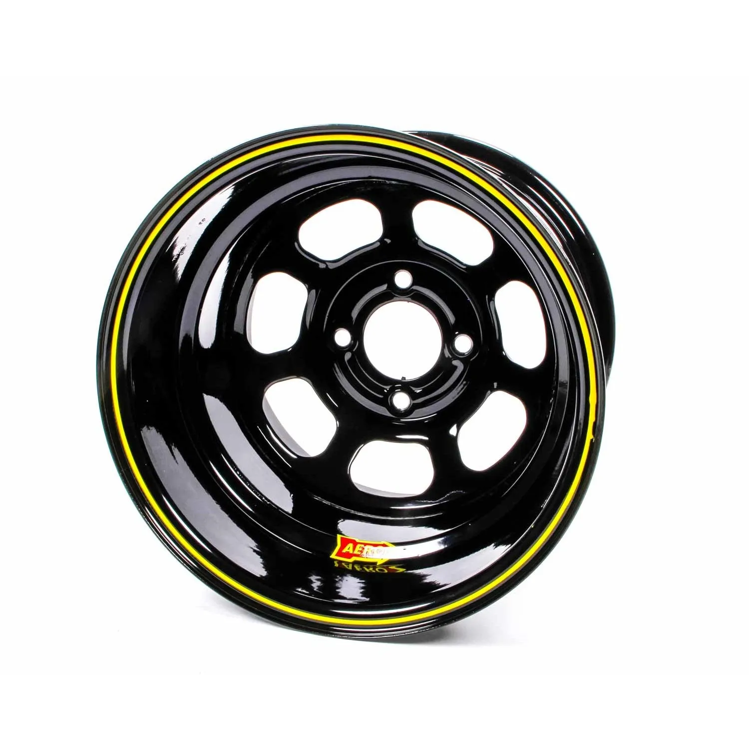 Aero 31 Series Spun Wheel - Black - 13" x 8" - 4 x 4.25" Bolt Circle - 4" Back Spacing - 14 lbs.