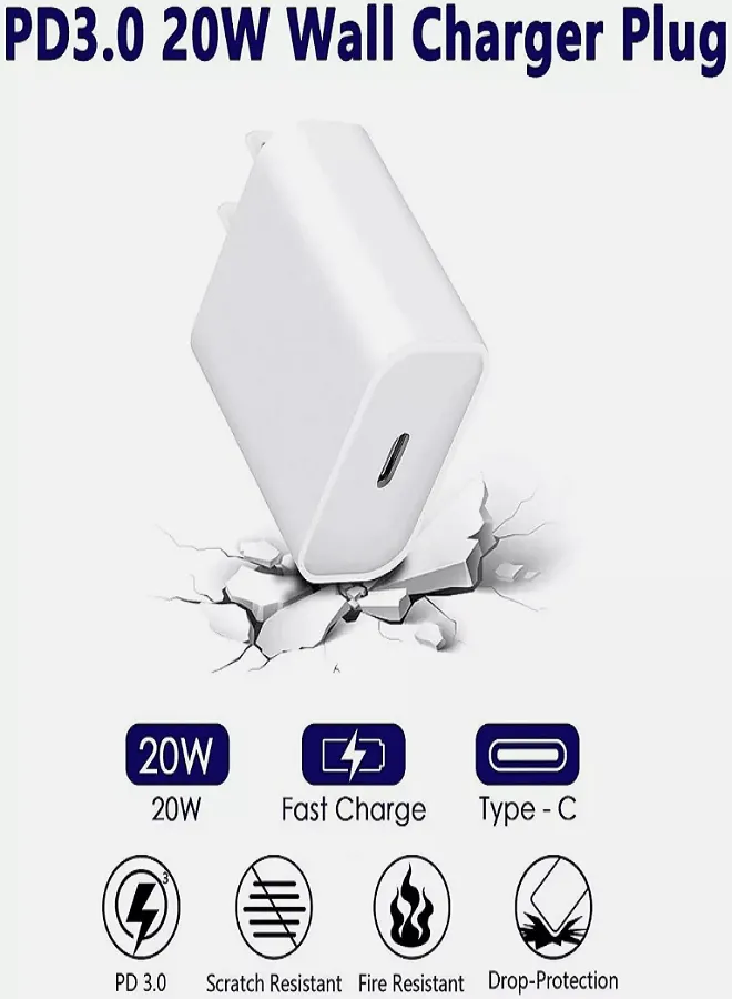 Apple 20W USB-C Power Adapter USB-C to lightning Cable Copy