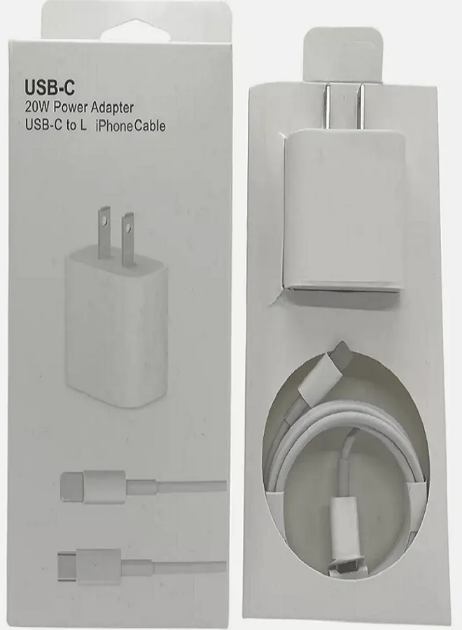 Apple 20W USB-C Power Adapter USB-C to lightning Cable Copy