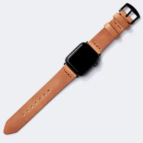 Apple Watch Leather Band - Mustard