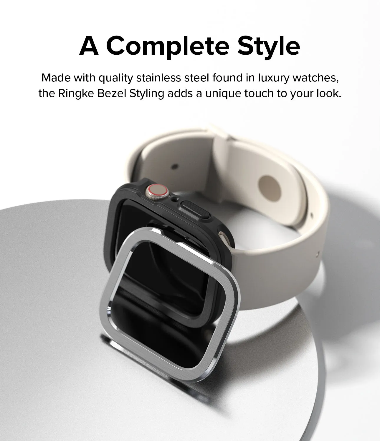 Apple Watch Series (45mm / 44mm) | Air Sports (Black)   Bezel Styling