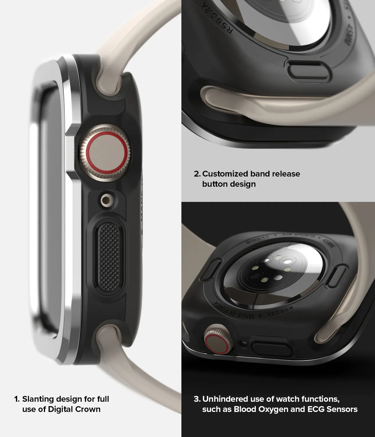 Apple Watch Series (45mm / 44mm) | Air Sports (Black)   Bezel Styling