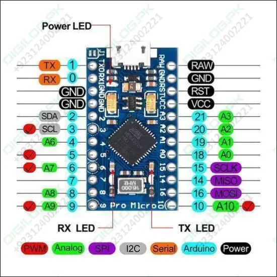 Arduino Pro Micro 5v 16m Atmega32u Rubber Ducky Rubberducky