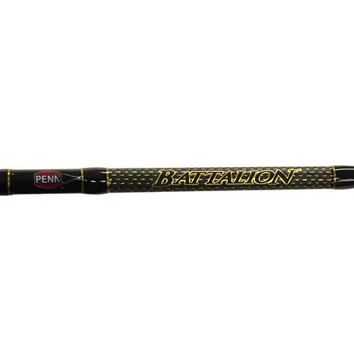 Battalion Inshore Spinning Rod - 7' Length, 1pc Rod, 8-15 lb Line Rate, 1-8-3-4 oz Lure Rate, Medium-Light Power