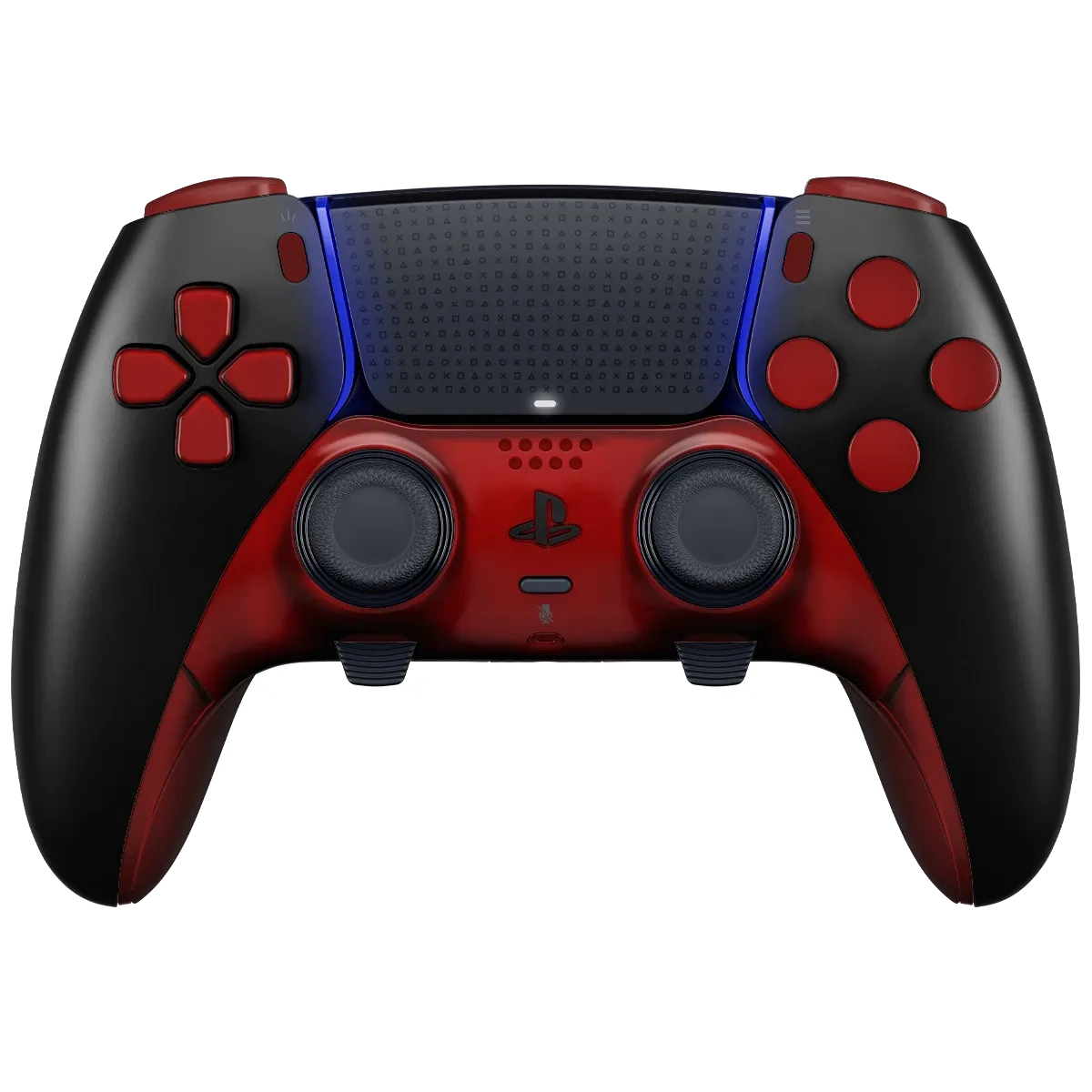 BLACK/RED PS5 DualSense Edge Custom Modded Wireless Controller