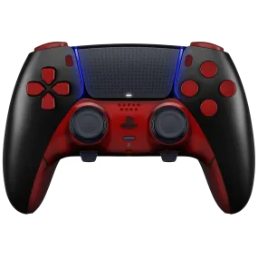 BLACK/RED PS5 DualSense Edge Custom Modded Wireless Controller