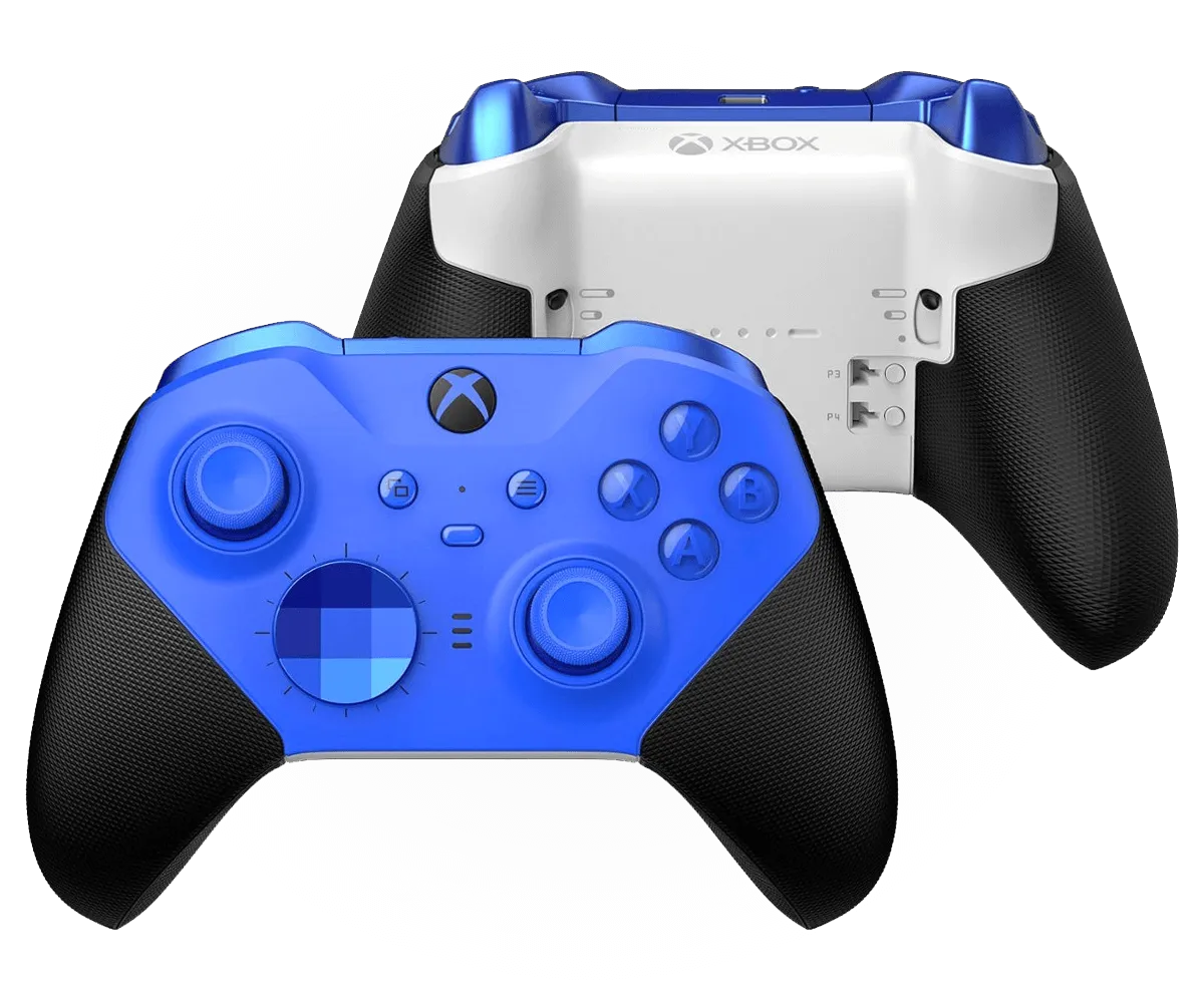 BLUE CORE XBOX ELITE SERIES 2 CUSTOM MODDED CONTROLLER