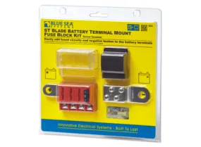 Blue Sea ST Blade Battery Terminal Mount Fuse Block Kit