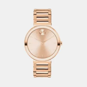 Bold Women's Rose Gold Analog Stainless Steel Watch 3601147