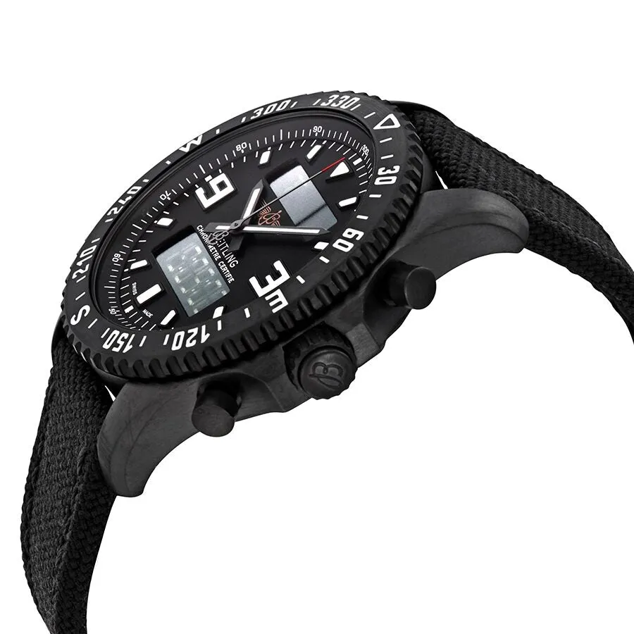 Breitling Chronospace Military Perpetual Calander Chronograph Black Dial Men's Watch M78367101B1W1