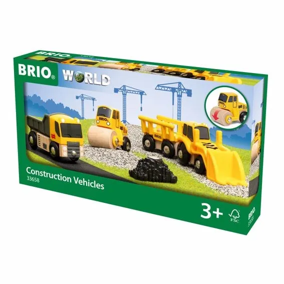 BRIO Vehicle Construction vehicles 5 pieces 33658