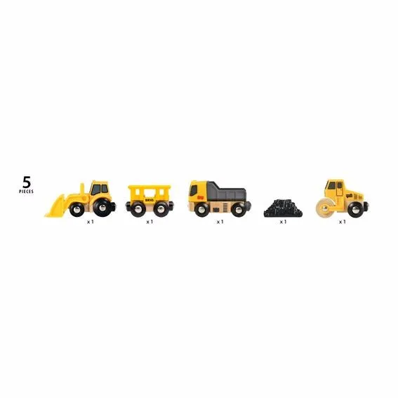 BRIO Vehicle Construction vehicles 5 pieces 33658