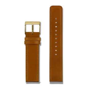 Brown Flat Leather Strap