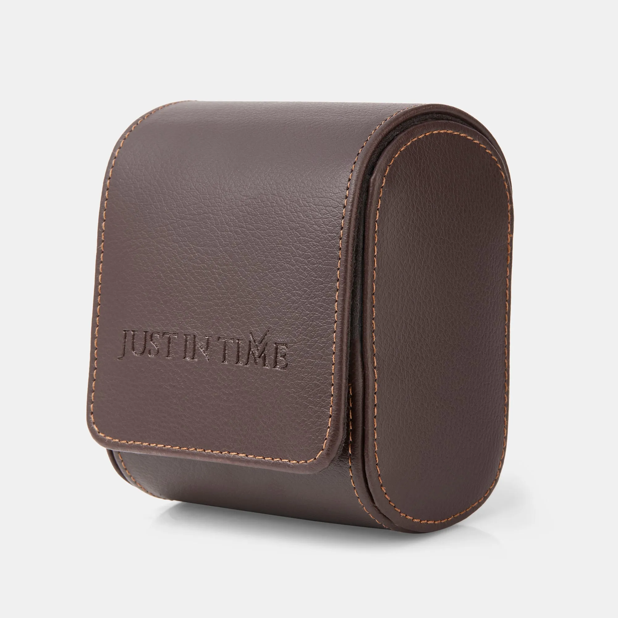 Brown Leather Single Watch Pod