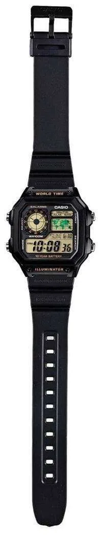 Casio AE-1200WH-1BVDF Black Resin Watch for Men