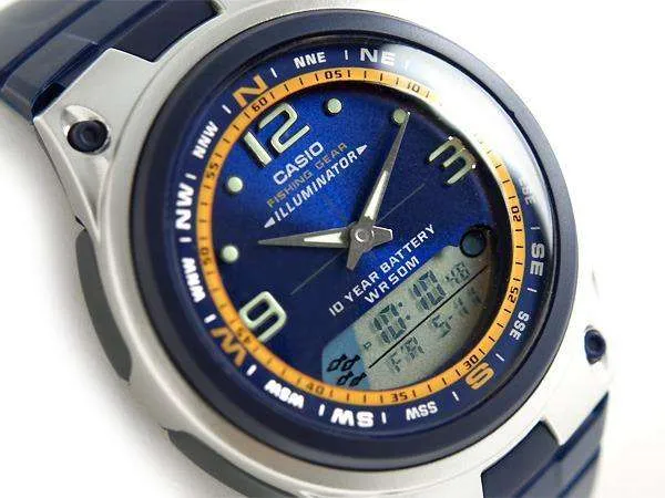 Casio AW-82-2AVDF Blue Resin Strap Watch for Men