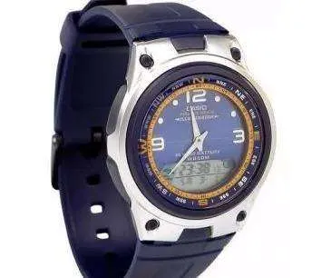 Casio AW-82-2AVDF Blue Resin Strap Watch for Men