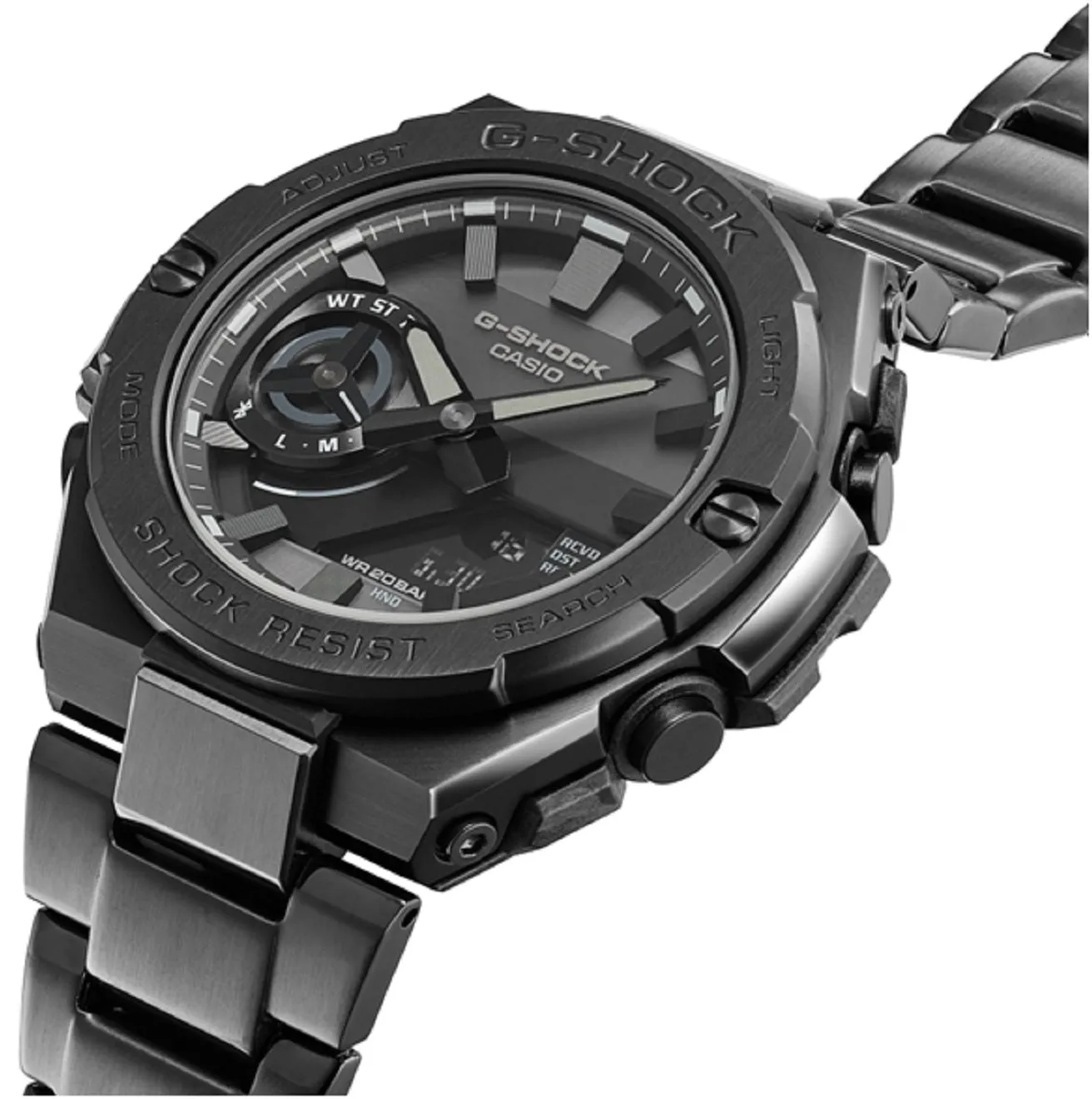 Casio G-shock GST-B500BD-1A Solar Digital Analog Stainless Steel Strap Watch