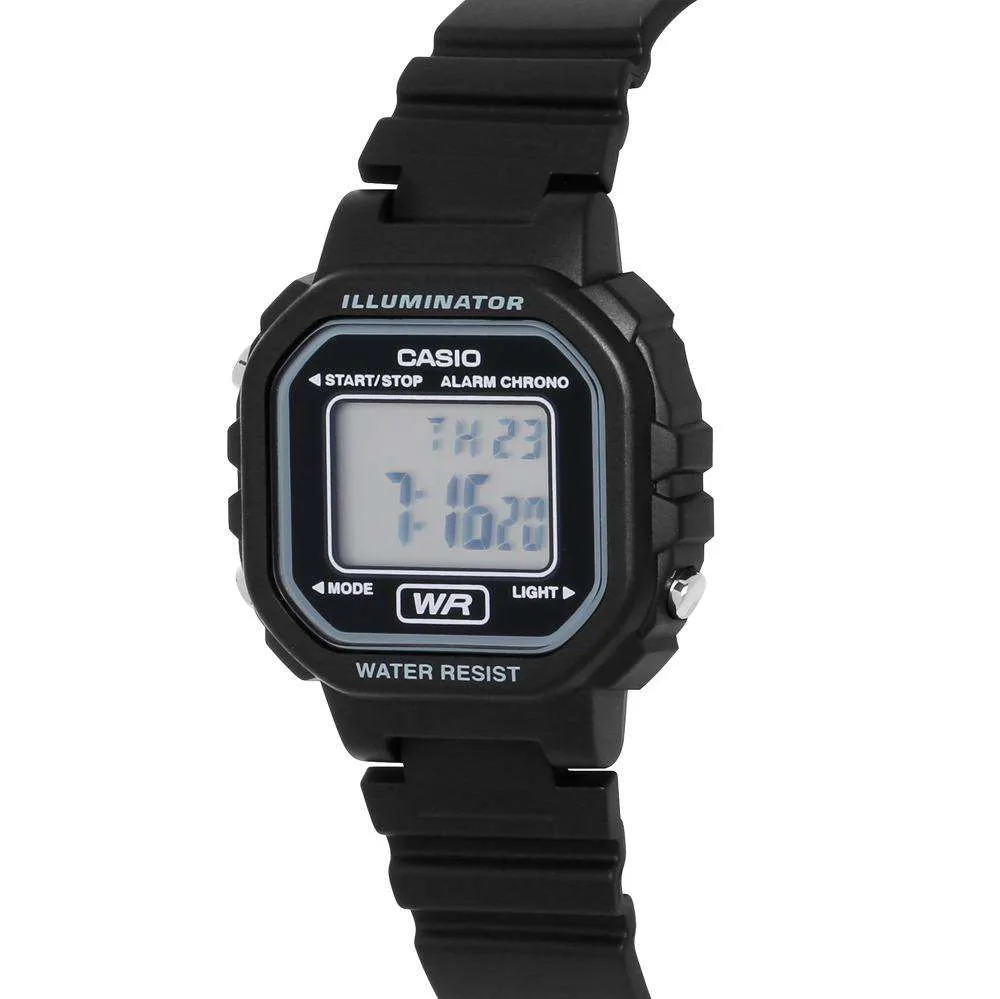 Casio LA-20WH-1ADF Black Resin Watch for Women