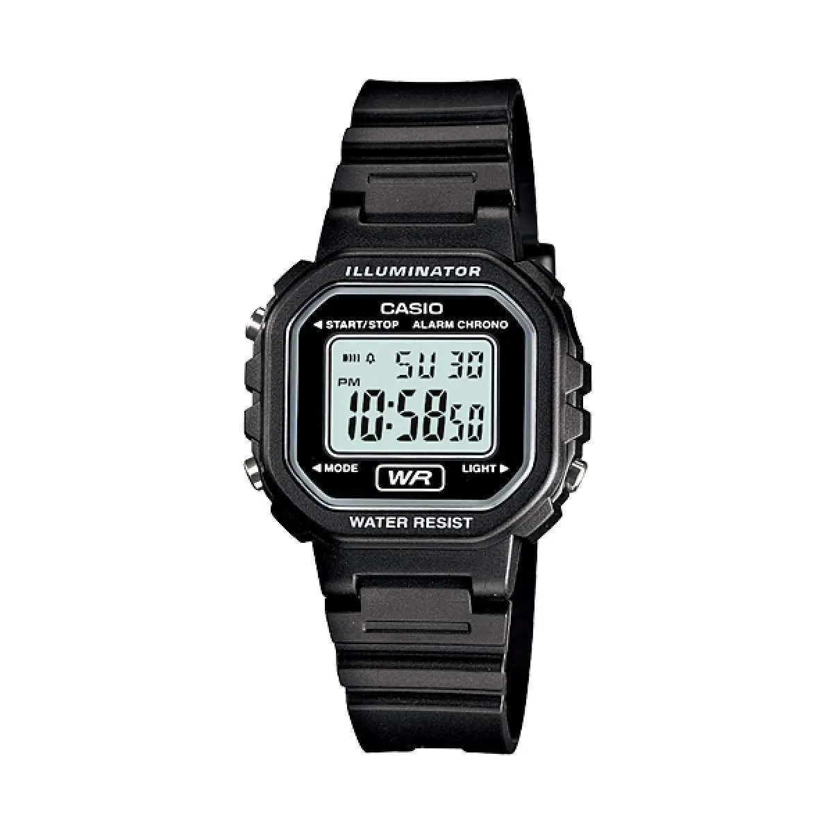 Casio LA-20WH-1ADF Black Resin Watch for Women