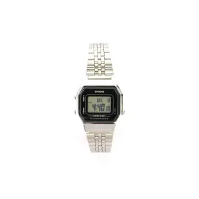 Casio Ladies Classic LA680WA-1DF Digital Watch Silver Black