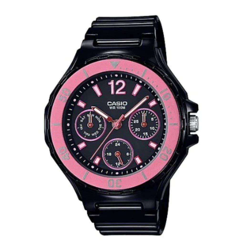 Casio LRW-250H-1A2 Black Resin Strap Watch for Women