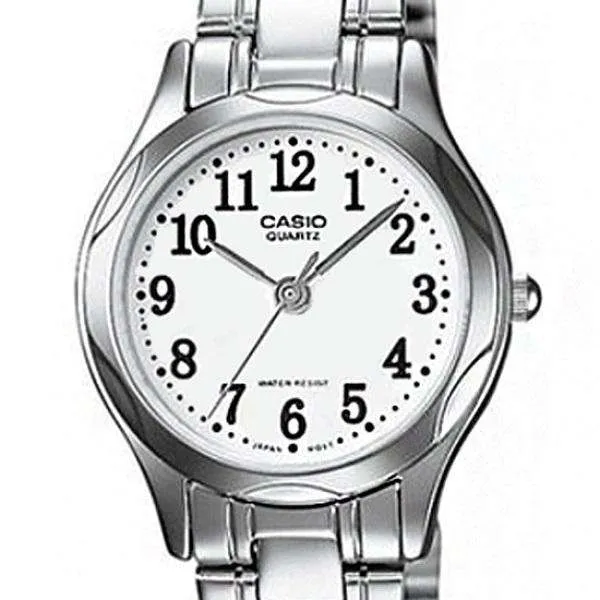 Casio LTP-1275D-7BDF Silver Stainless Steel Strap Watch for Women