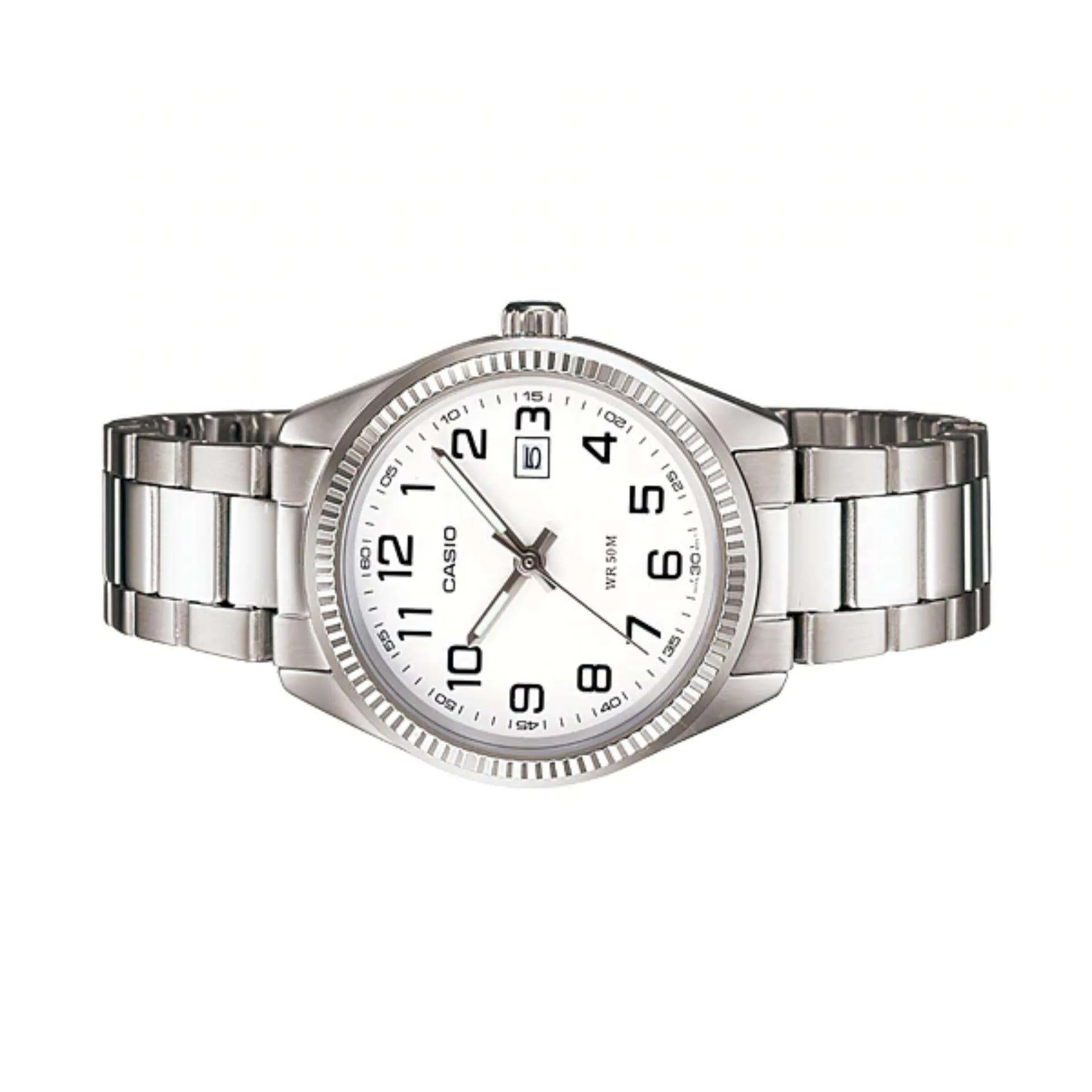 Casio LTP-1302D-7BVDF Silver Stainless Steel Strap Watch for Women