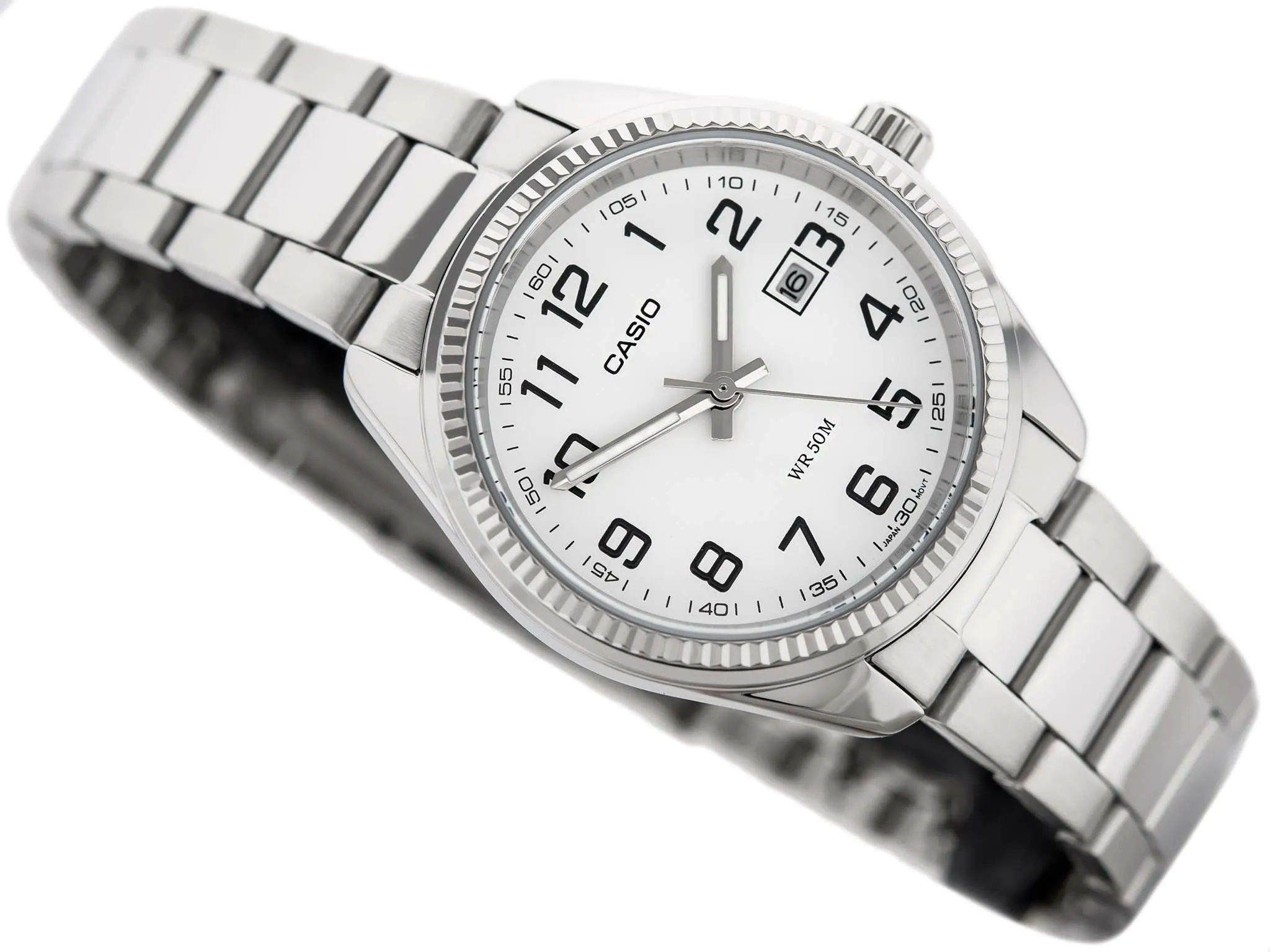 Casio LTP-1302D-7BVDF Silver Stainless Steel Strap Watch for Women