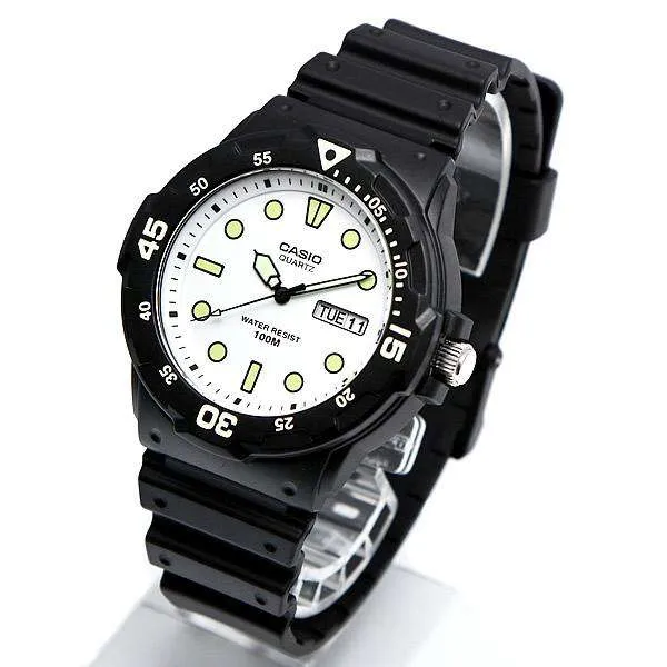 Casio MRW-200H-7EVDF Analog Black Resin Strap Watch for Men